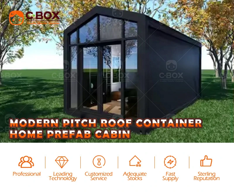 modern pitch roof container home modern pitch roof container home