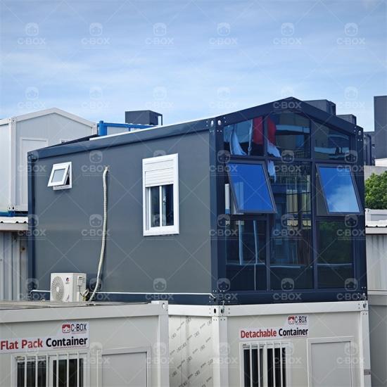 pitch roof container house