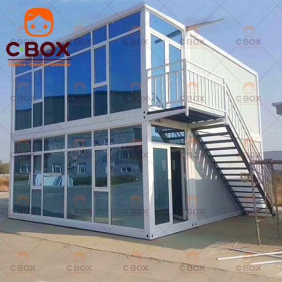 glass wall container house