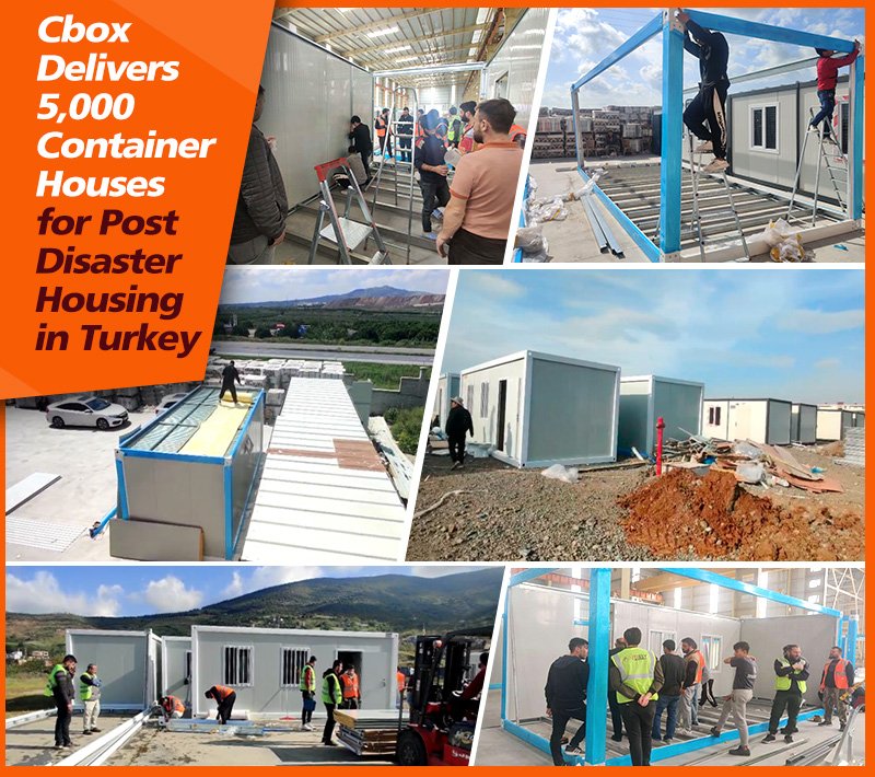Cbox Menghantar 5,000 Rumah Kontena untuk Perumahan Pasca Bencana di Turki